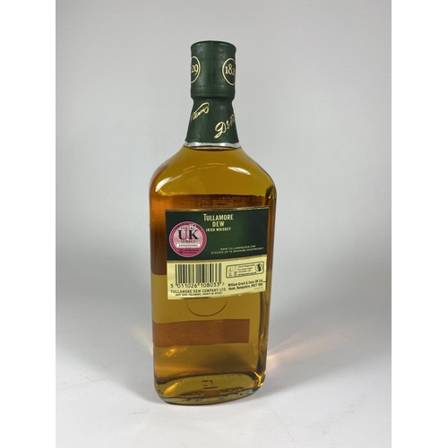 418 - 1 X 70CL BOTTLE - TULLAMORE DEW IRISH WHISKEY