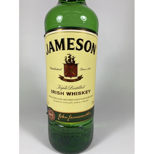 422 - 1 X 70CL BOTTLE - JAMESON TRIPLE DISTILLED IRISH WHISKEY