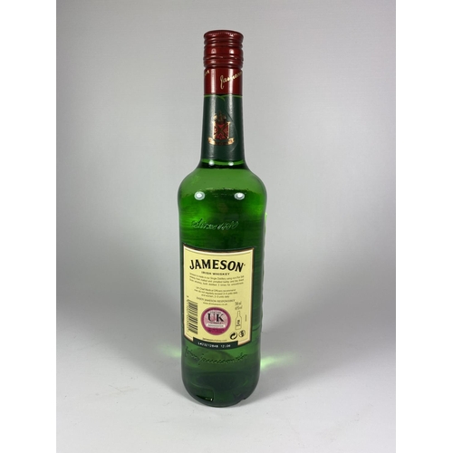 422 - 1 X 70CL BOTTLE - JAMESON TRIPLE DISTILLED IRISH WHISKEY