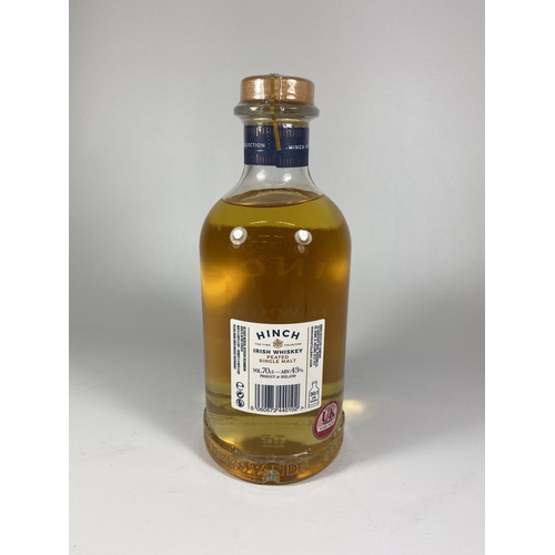 425 - 1 X 70CL BOTTLE - HINCH PEATED SINGLE MALT IRISH WHISKEY