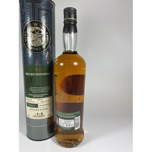 431 - 1 X 70CL BOXED BOTTLE - LOCH LOMOND INCHMURRIN SINGLE CASK SINGLE MALT SCOTCH WHISKY, 1 OF 393 BOTTL... 