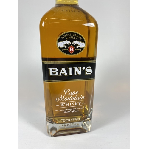 432 - 1 X 70CL BOTTLE - BAIN'S CAPE MOUNTAIN WHISKY