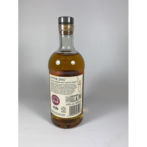 435 - 1 X 70CL BOTTLE - COPPER DOG SPEYSIDE BLENDED SCOTCH WHISKY