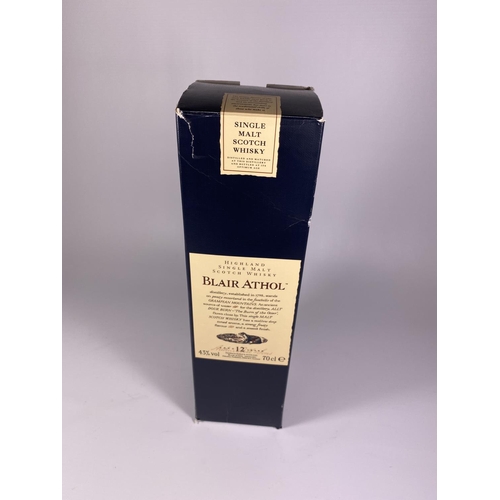 437 - 1 X 70CL BOXED BOTTLE - BLAIR ATHOL 12 YEAR OLD HIGHLAND SINGLE MALT WHISKY