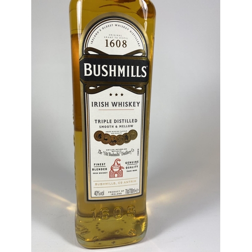 455 - 1 X 70CL BOTTLE - BUSHMILLS IRISH WHISKEY