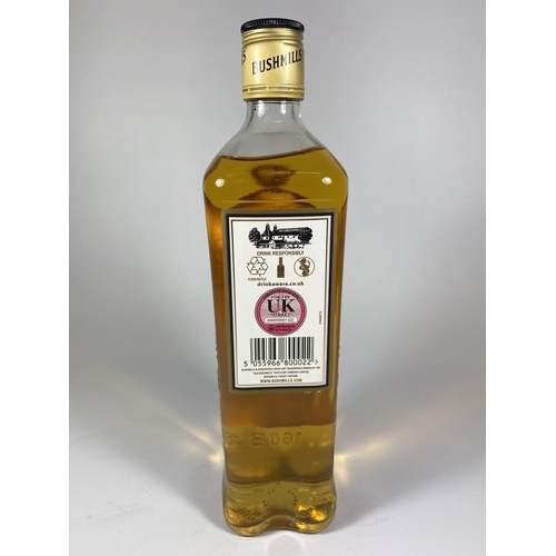 455 - 1 X 70CL BOTTLE - BUSHMILLS IRISH WHISKEY