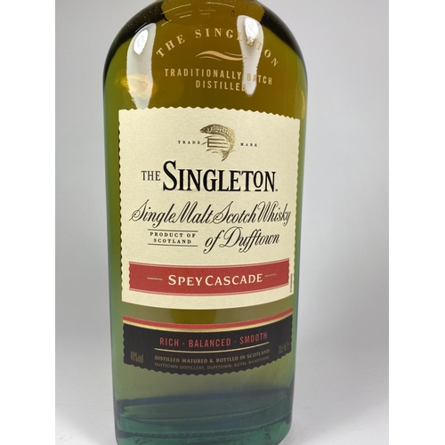 457 - 1 X 70CL BOTTLE - THE SINGLETON SPEY CASCADE SINGLE MALT SCOTCH WHISKY