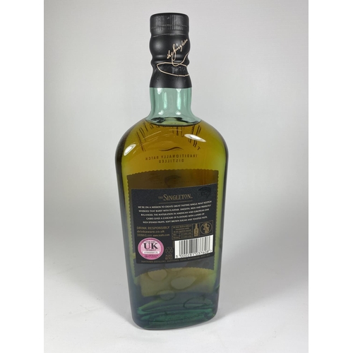 457 - 1 X 70CL BOTTLE - THE SINGLETON SPEY CASCADE SINGLE MALT SCOTCH WHISKY