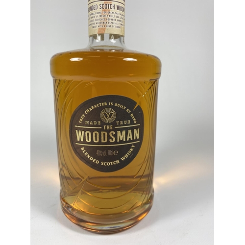 466 - 1 X 70CL BOTTLE - THE WOODSMAN BLENDED SCOTCH WHISKY