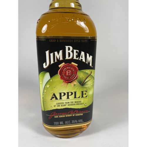 476 - 1 X 70CL BOTTLE - JIM BEAN APPLE BOURBON WHISKEY