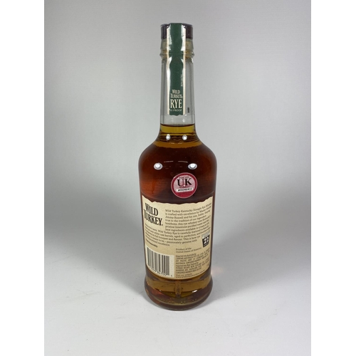 477 - 1 X 70CL BOTTLE - WILD TURKEY RYE KENTUCKY STRAIGHT RYE WHISKEY