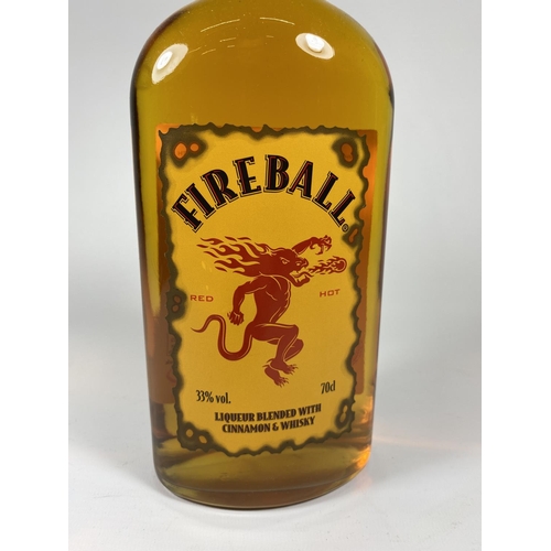 481 - 1 X 70CL BOTTLE - FIREBALL WHISKY LICQUEUR