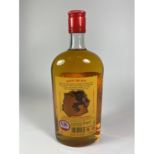 481 - 1 X 70CL BOTTLE - FIREBALL WHISKY LICQUEUR