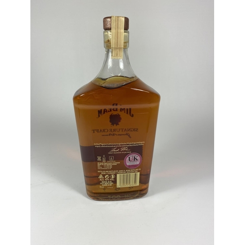 482 - 1 X 70CL BOTTLE - JIM BEAM 12 YEAR OLD SIGNATURE CRAFT