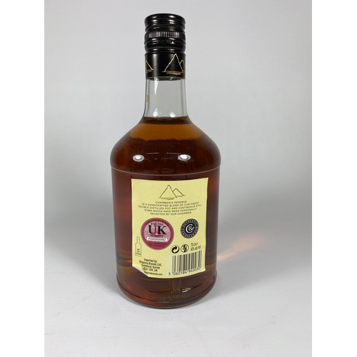 485 - 1 X 70CL BOTTLE - ST LUCIA CHAIRMAN'S RESERVE FINEST RUM