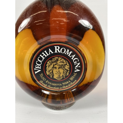 493 - 1 X 70CL BOTTLE - VECCHIA ROMAGNA BRANDY