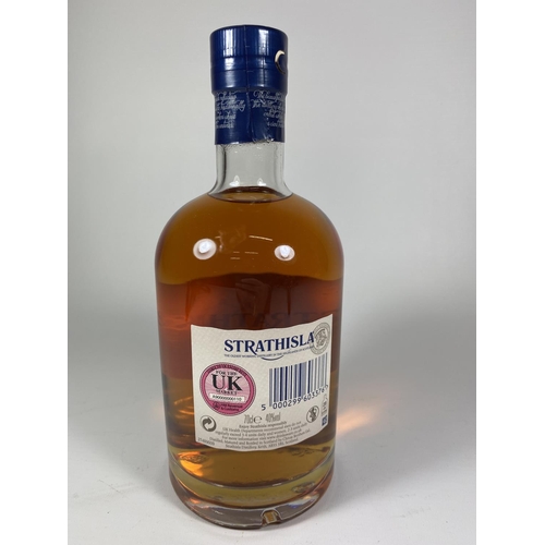 496 - 1 X 70CL BOTTLE - STRATHISLA 12 YEAR OLD SPEYSIDE SINGLE MALT SCOTCH WHISKY