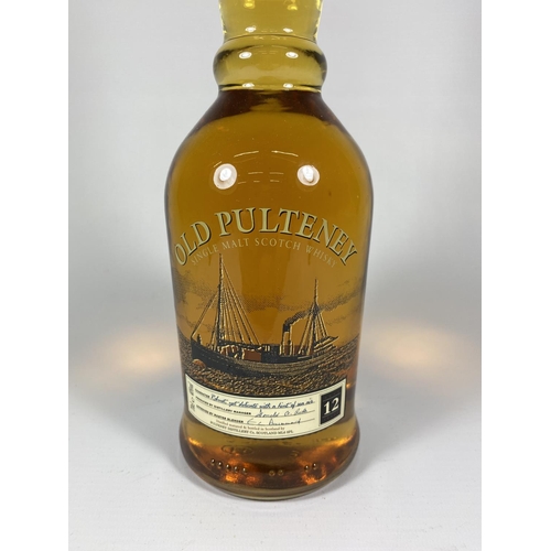 501 - 1 X 70CL BOTTLE - OLD PULTENEY 12 YEAR OLD SINGLE MALT SCOTCH WHISKY