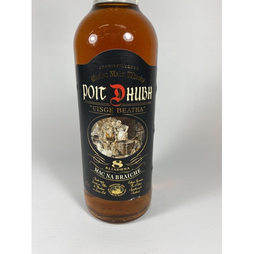 509 - 1 X 70CL BOTTLE - POIT DHUBH 8 YEAR OLD GAELIC WHISKY