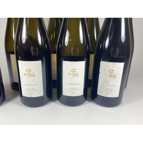 372 - 8 X 75CL BOTTLES - CAMPUGET VIOGNIER 2019 X 7 & 1 X 2020 WHITE WINE