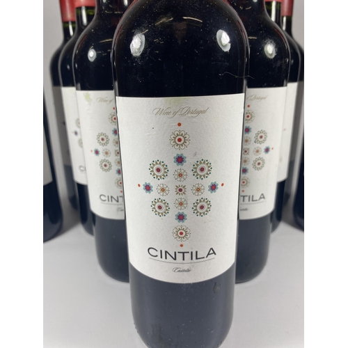 376 - 12 X 75CL BOTTLES - CINTILA CASTELLO PORTUGUESE RED WINE