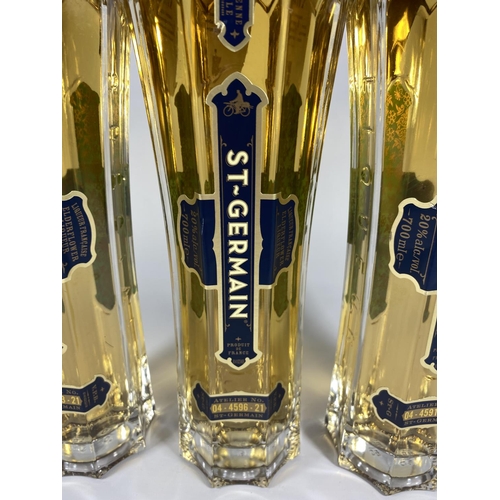 382 - 3 X 70CL BOTTLES - ST GERMAIN FRENCH LICQUEUR