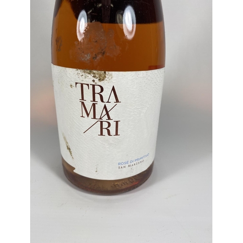 386 - 1 X 1.5L BOTTLE - TRAMARI PRIMITIVO SAN MARZANO ROSE WINE