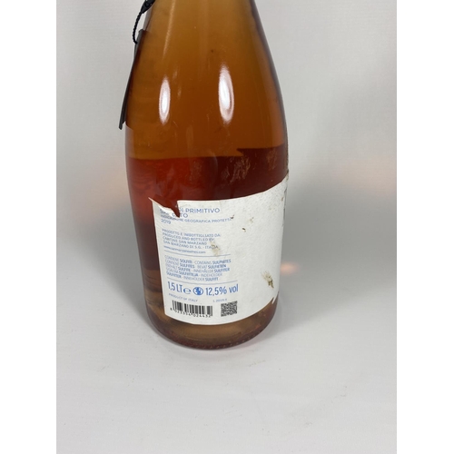 386 - 1 X 1.5L BOTTLE - TRAMARI PRIMITIVO SAN MARZANO ROSE WINE