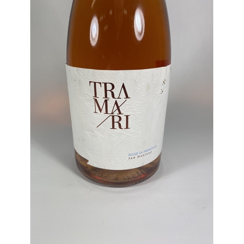 387 - 1 X 1.5L BOTTLE - TRAMARI PRIMITIVO SAN MARZANO ROSE WINE