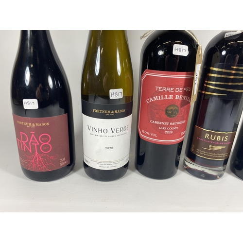 401 - 5 X MIXED BOTTLES - RUBIS, JACOB'S CREEK, LAKE COUNTY CABERNET SAUVIGNON 2019, VINHO VERDE & DAO TIN... 