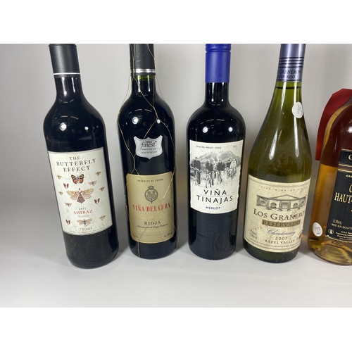 408 - 8 X MIXED BOTTLES - CHATEAU HAUT-ROQUEFORT, 2 X MONTANIA ETC