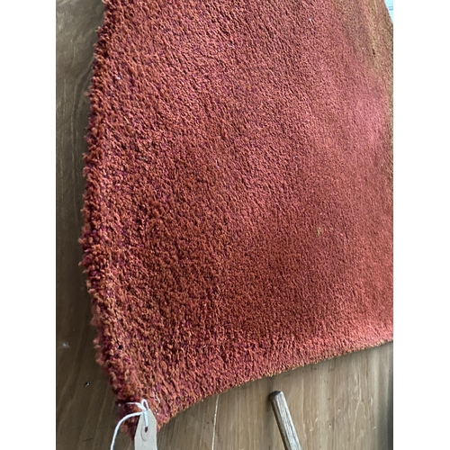 2195 - A LARGE MODERN RED RUG