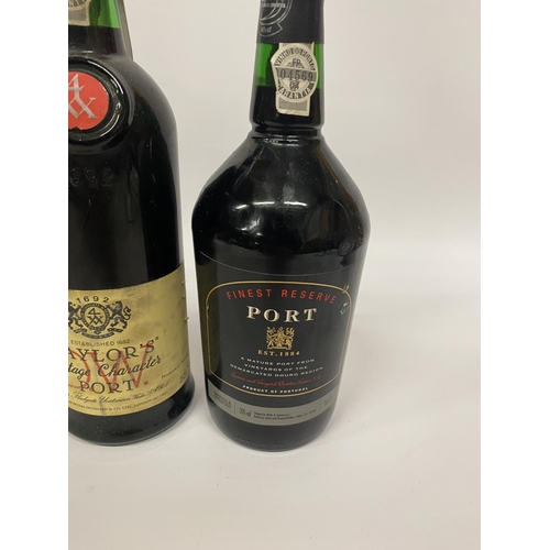 527 - 5 X MIXED PORTS - GRAHAM'S LATE BOTTLED VINTAGE 1996, FINEST RESERVE PORT, GRAHAM'S 1998 CRUSTED POR... 