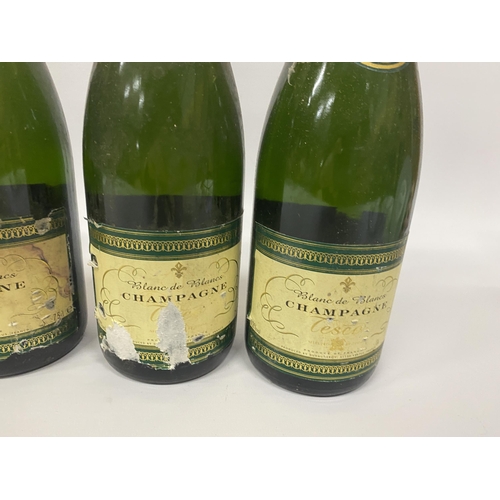 528 - 5 X 75CL BOTTLES - BLANC DE BLANC BRUT CHAMPAGNE