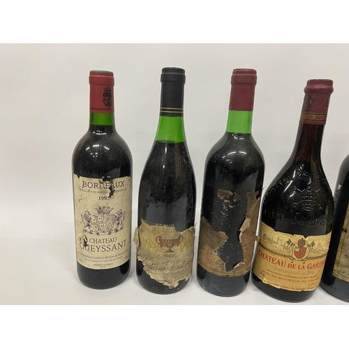 529 - 8 X 75CL MIXED BOTTLES - BON VERRE COTES DU ROUSSILLON 1991, ANDRE LALBERT 2004 BORDEAUX,