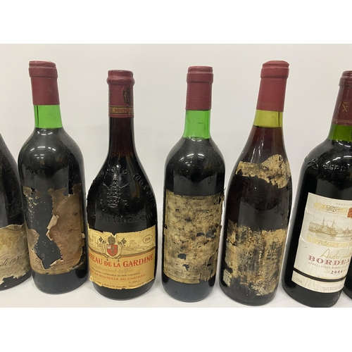 529 - 8 X 75CL MIXED BOTTLES - BON VERRE COTES DU ROUSSILLON 1991, ANDRE LALBERT 2004 BORDEAUX,