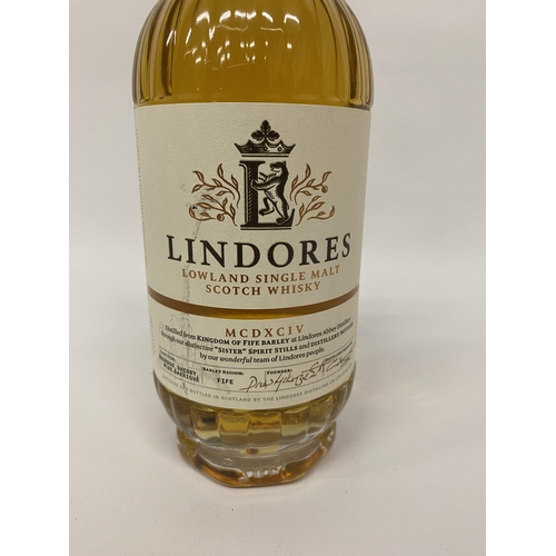 532 - 1 X 70CL BOTTLE - LINDORES LOWLAND SINGLE MALT SCOTCH WHISKY