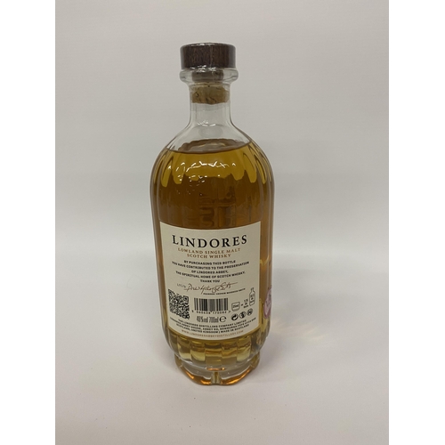 532 - 1 X 70CL BOTTLE - LINDORES LOWLAND SINGLE MALT SCOTCH WHISKY