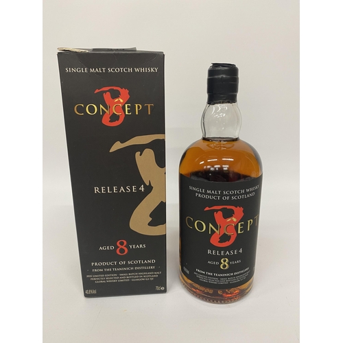 534 - 1 X 70CL BOXED BOTTLE - TEANINICH CONCEPT RELEASE 4 8 YEAR OLD SINGLE MALT SCOTCH WHISKY