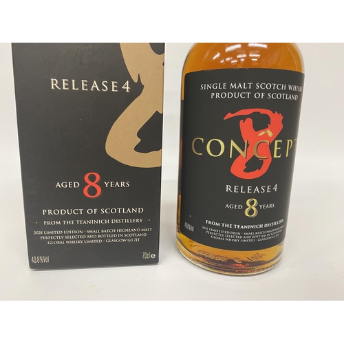 534 - 1 X 70CL BOXED BOTTLE - TEANINICH CONCEPT RELEASE 4 8 YEAR OLD SINGLE MALT SCOTCH WHISKY