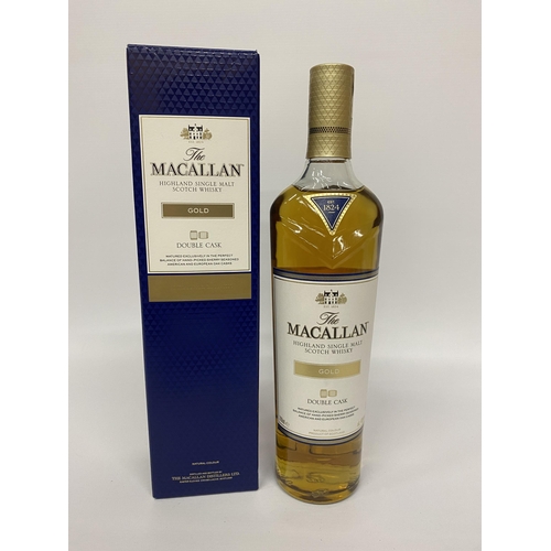 536 - 1 X 70CL BOXED BOTTLE - THE MACALLAN GOLD DOUBLE CASK HIGHLAND SINGLE MALT SCOTCH WHISKY