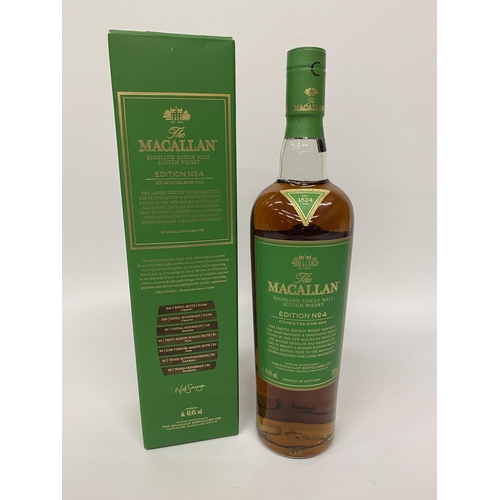 540 - 1 X 70CL BOXED BOTTLE - THE MACALLAN EDITION 4 HIGHLAND SINGLE MALT SCOTCH WHISKY