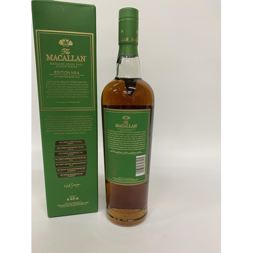 540 - 1 X 70CL BOXED BOTTLE - THE MACALLAN EDITION 4 HIGHLAND SINGLE MALT SCOTCH WHISKY