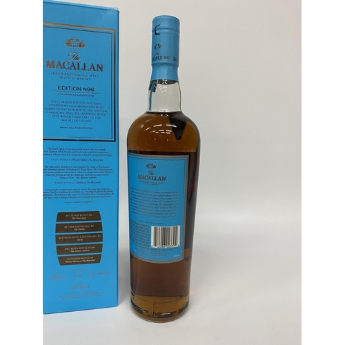 542 - 1 X 70CL BOXED BOTTLE - THE MACALLAN EDITION 6 HIGHLAND SINGLE MALT SCOTCH WHISKY