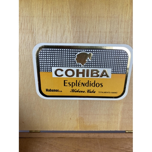 558 - A BOX OF TWENTY FIVE EXCELLENT CONDITION COHIBA CIGARS - BOUGHT FROM HAVANA IN THE 1990'S BY THE VEN... 