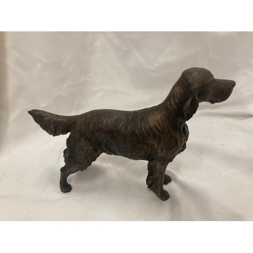 153 - A COLLECTION OF FOUR ORIGINAL NORTH LIGHT DOGS TO INCLUDE A SETTER, SPANIEL, COLLIE, ETC