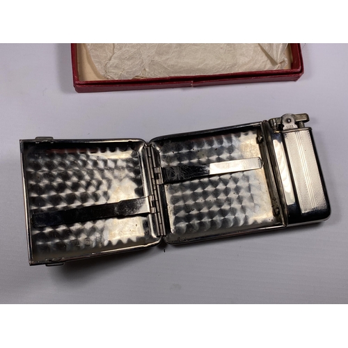 99 - A GERMAN CIGARETTE CASE / LIGHTER IN ORIGINAL BOX