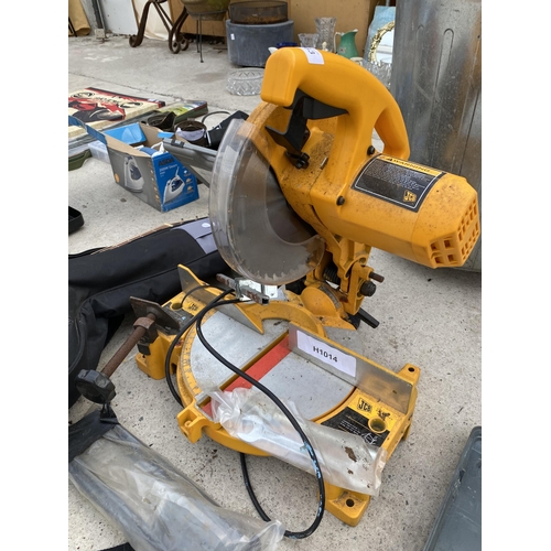 1763 - A JCB ELECTRIC CIRCULAR MITRE SAW