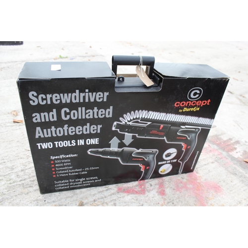 1 - CONCEPT AUTO FEED SCREWDRIVER  NO VAT