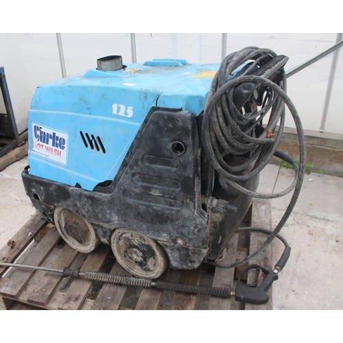 104 - CLARKE HOT WASH 125 PRESSURE WASHER PLUS VAT